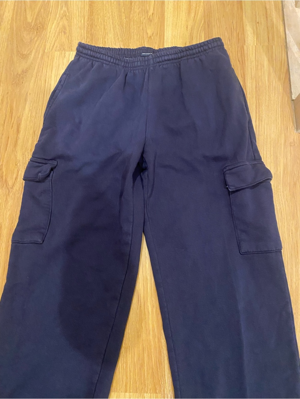 Brandy Melville Dark Navy Cargo Sweatpants